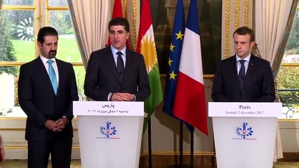 سوپاس سوپاسی نێچیرڤان بارزانی لە فەڕەنسا