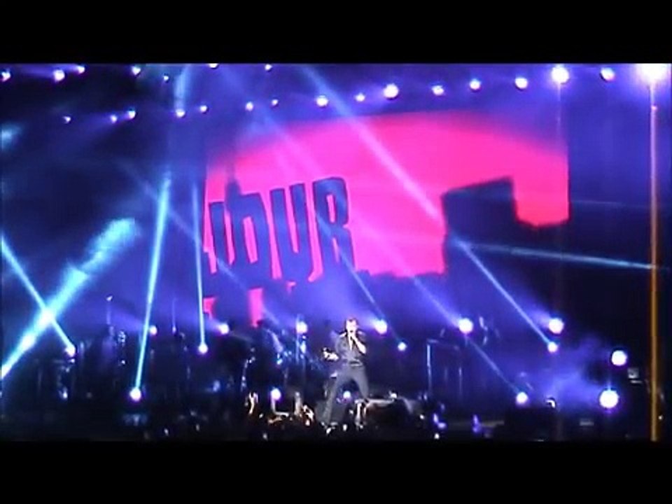 Johnny Hallyday live Tel Aviv- israel: tournée jamais seul