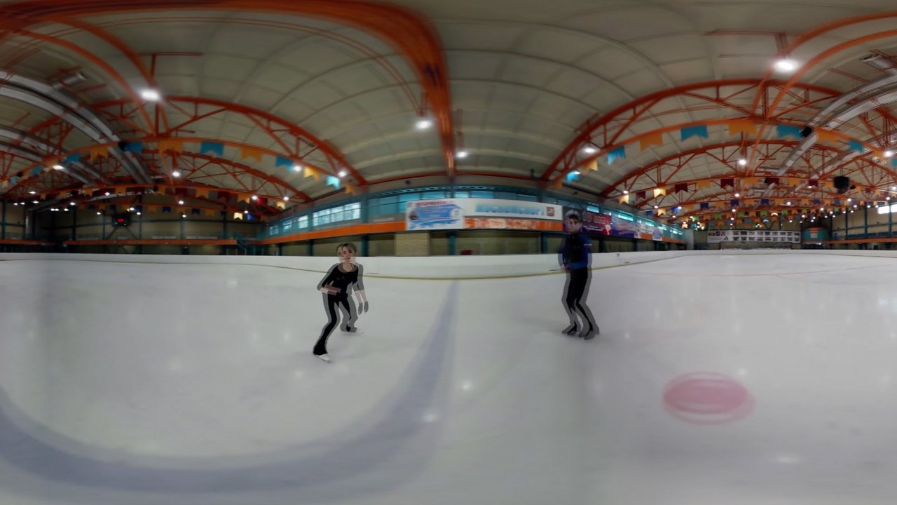 Skillful and poised: Russian figure skater Evgenia Medvedeva takes to the ice
