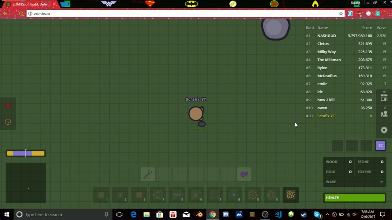 Zombs.io 3 BILLION Score Wave 3,000 | (Zombs.io Update)