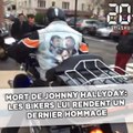 Mort de Johnny Hallyday: Les bikers rendent hommage au chanteur