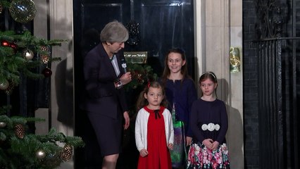10 Downing Street gets festive