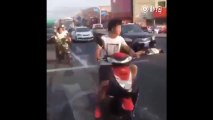 Unbelievable Woman Who Pretends That She Got Hit By A Car Gets What She Deserves