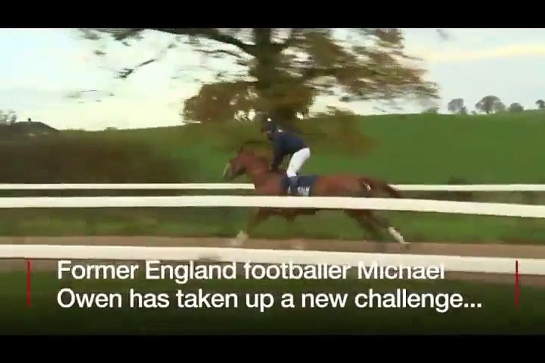 Michael Owen takes on jockey challenge-Sports News