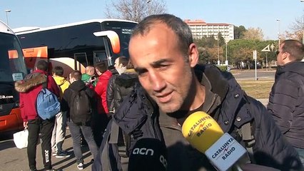 Declaracions dels manifestants abans de marxar cap a Brussel·les