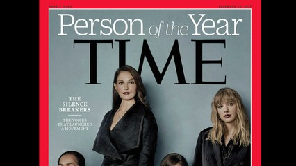 Vítimas de assédio são 'personalidades do ano'