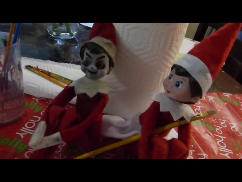 Nice elf on the shelf falls for a bad boy!