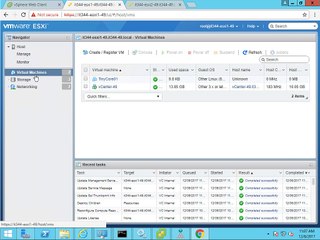 Managing Clusters, hosts, networks, and storage in vCenter