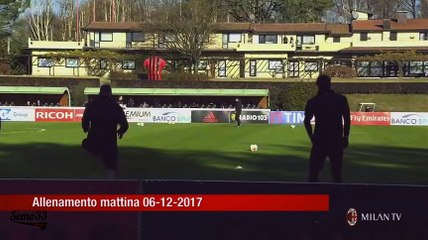 milan training session 06-12-2017
