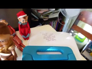 Bad elf on the shelf is MEAN to Giant Baby!