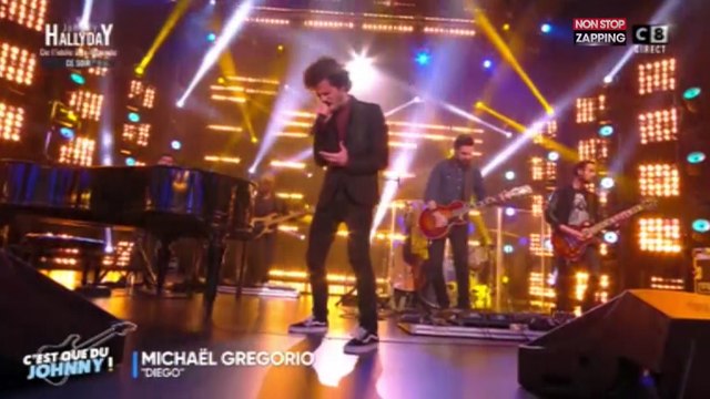 Johnny Hallyday mort : Michaël Gregorio imite le chanteur sur Diego , l’émouvante prestation (vidéo)