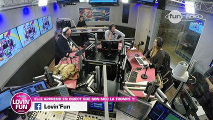 ELLE APPREND EN DIRECT QUE SON MEC LA TROMPE... AVEC UN HOMME !!!