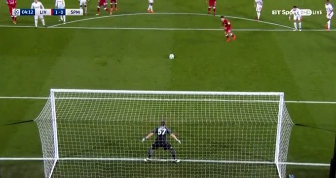 Coutinho (Penalty) Goal HD - Liverpool 1-0 Spartak Moscow 06.12.2017