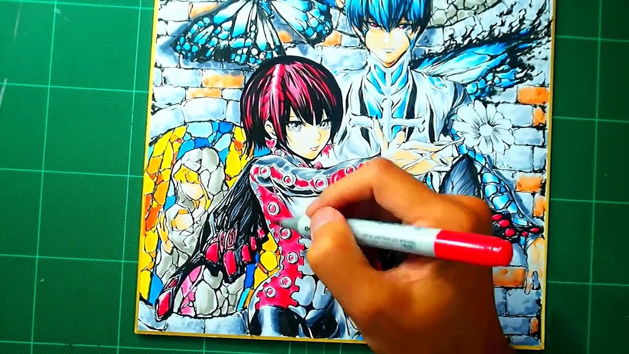 【超人気マンガ家】？？さんの「絵柄」でイラスト描いてみた結果、、、最高に難しすぎた。。【吉村拓也イラスト】