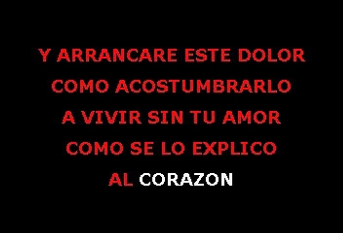 Victor Manuelle - Como Se Lo Explico Al Corazon (Karaoke)