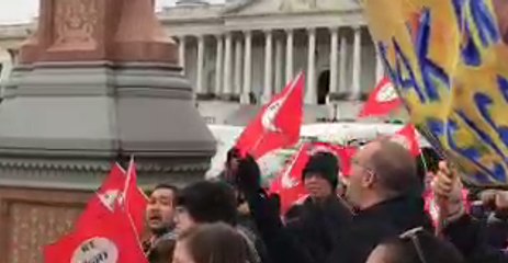 Protesters Defend DACA in Front of Capitol Building in Washington