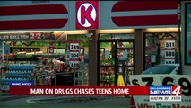 Man on Drugs Chases Teen Sisters from Gas Station to Their Home to Make Them `Feel Safe`