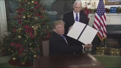 Netanyahu agradece "decisión justa y valiente" de Trump sobre Jerusalén