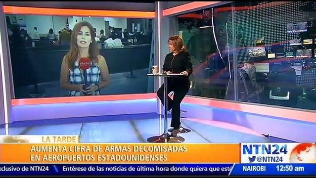 Al menos 3.733 armas de fuego fueron decomisadas en diversos aeropuertos de Estados Unidos en 2017