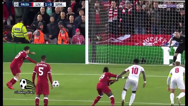 ملخص اهداف ليفربول و سبارتاك موسكو 7-0- صلاح يصنع هدفين {الشوط الاول} دوري الابطال 2018 HD
