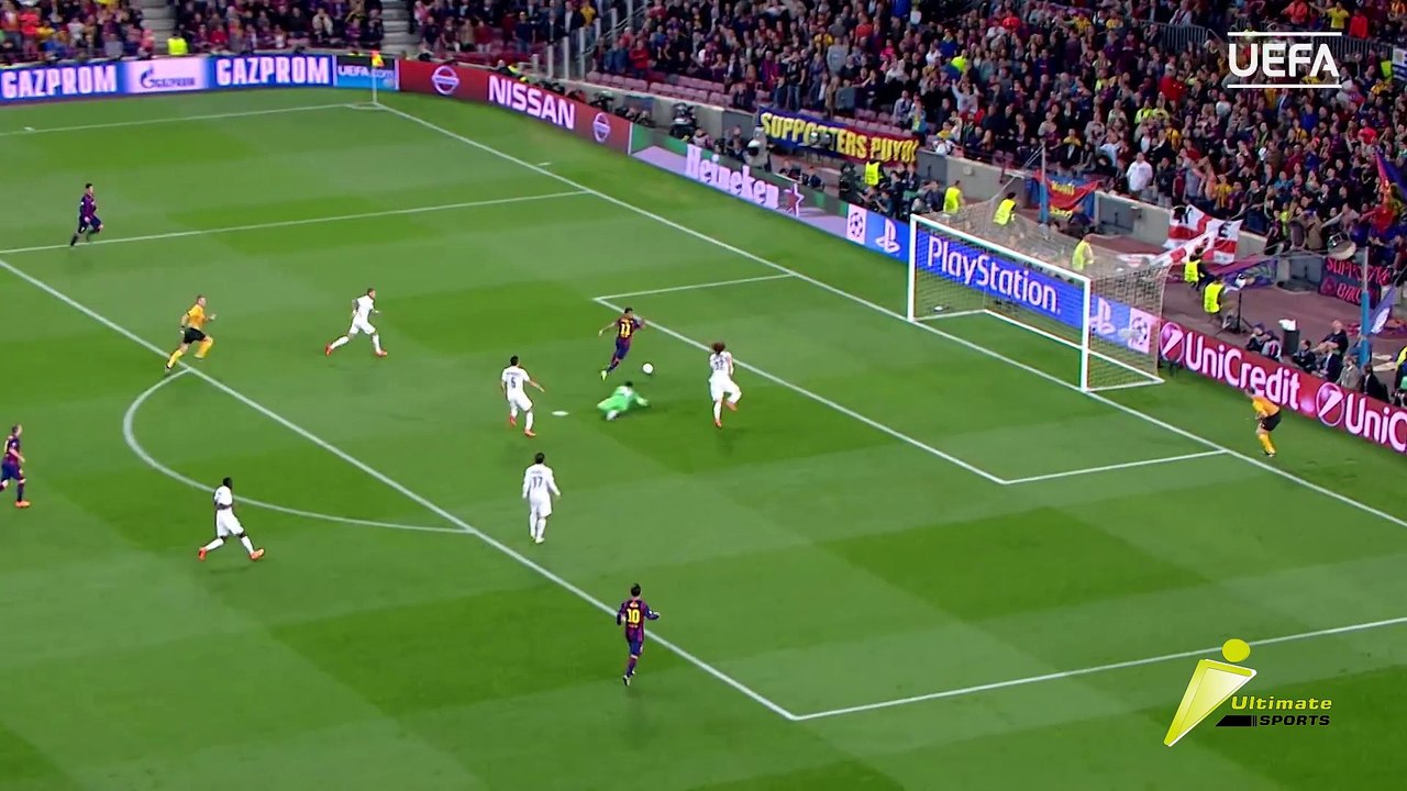Neymar's 7 goals against Paris Saint Germain
