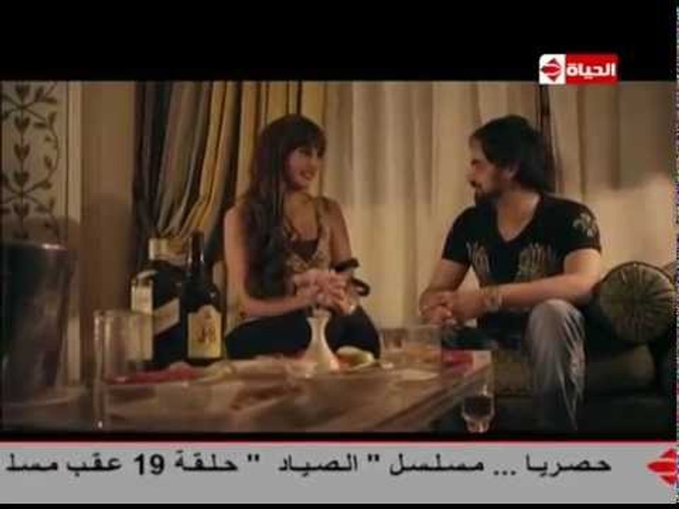 مشهد أكثر من رائع بين " درة " وايمن قنديل "تهامى باشا" فى مشهد رائع من الحلقة 19 مسلسل سجن النسا