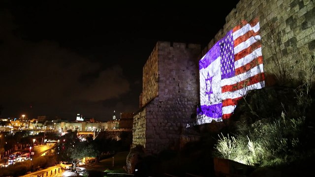 Les habitants de Gaza manifestent contre Trump