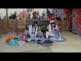 مسلسل مولد وصاحبه غايب - هيفاء وهبي " نوسه " علي الطشت ،وتخيل بتغني أغنية إيه ؟