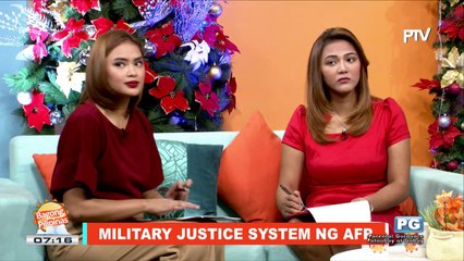 ON THE SPOT: Justice system ng AFP