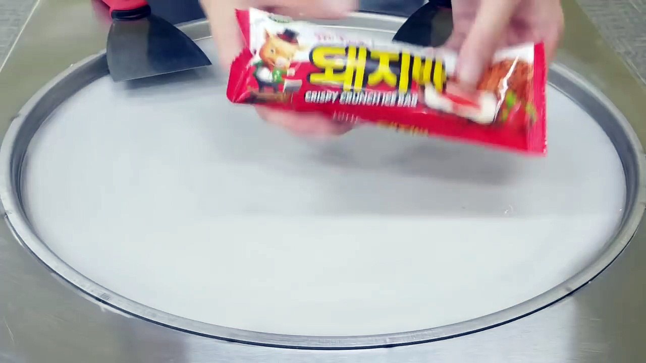 맛있는 돼지바 양을 두배로 만들어보자 Dwaejiba ice cream roll 보리보리 boribori