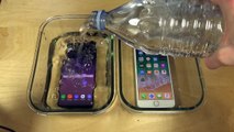 Samsung Galaxy S8 Plus vs. iPhone 7 Plus Water Freeze Test 16 Hours! Which Is Best!-3H4efaY9ksk