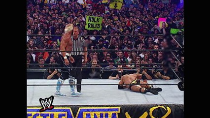 Dwayne The Rock Johnson battles Hollywood Hogan