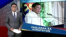 Pres. Duterte, muling nanindigan na ipagpapatuloy ang maigting na kampanya vs iligal na droga