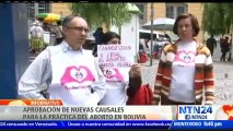 Aprobación de nuevas causales para la práctica del aborto en Bolivia causa rechazo en diferentes sectores sociales