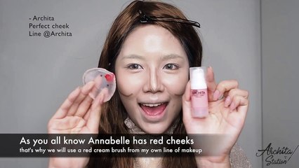 แต่งหน้าลุคตุ๊กตาแอนนาเบล Annabelle Make up _ Archita Station-UqCmPeTepKc