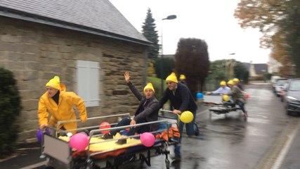 Téléthon. Une folle course de lits à Stival