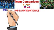 India vs Pakistan ODI Team Comparison ✪ Batting Comparison ✪ Cricket Statistics