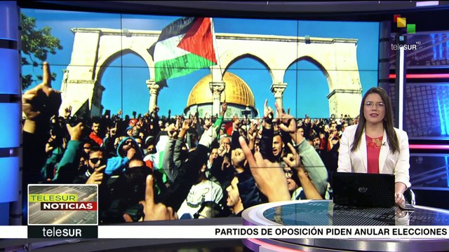 Fuerzas israelíes reprimen a palestinos que protestaban en Jerusalén