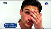 Equipe de France - réaction d'Hugo Lloris après Espagne-France