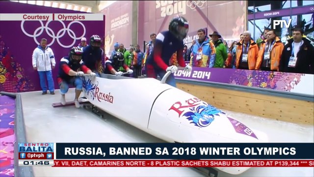 SPORTS BALITA: Russia, banned sa 2018 Winter Olympics