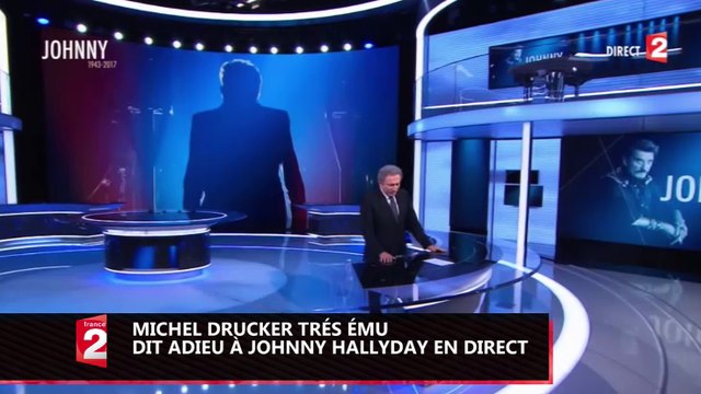 Johnny Hallyday mort : Michel Drucker en larmes pour lui rendre hommage (vidéo)