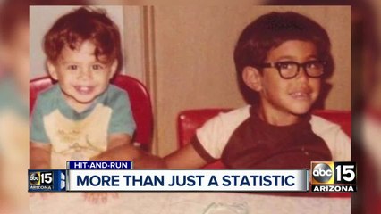 Man urges drivers to be cautious after brother struck by hit-and-run driver