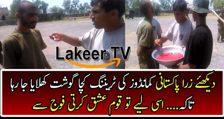Brilliant Training of Pakistani Commandos