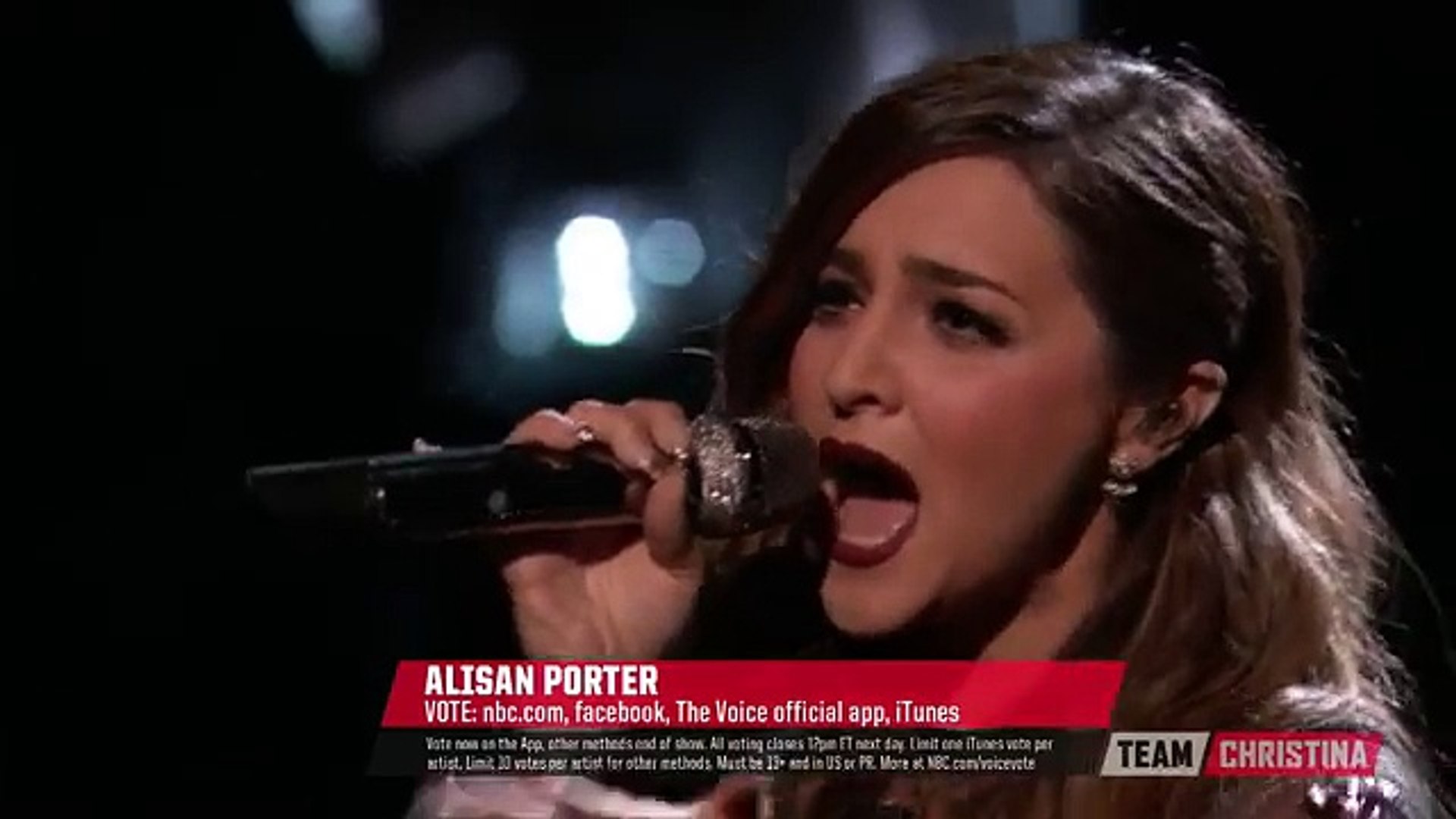 The Voice 2016 Alisan Porter Finale Down That Road Qhza7zpbzje Video Dailymotion