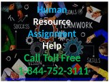 Human Resource Management Assignment | Review Toll Free 1-844-752-3111