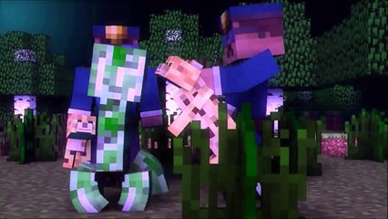 Mobs are BANNED?! Minecraft Animation!