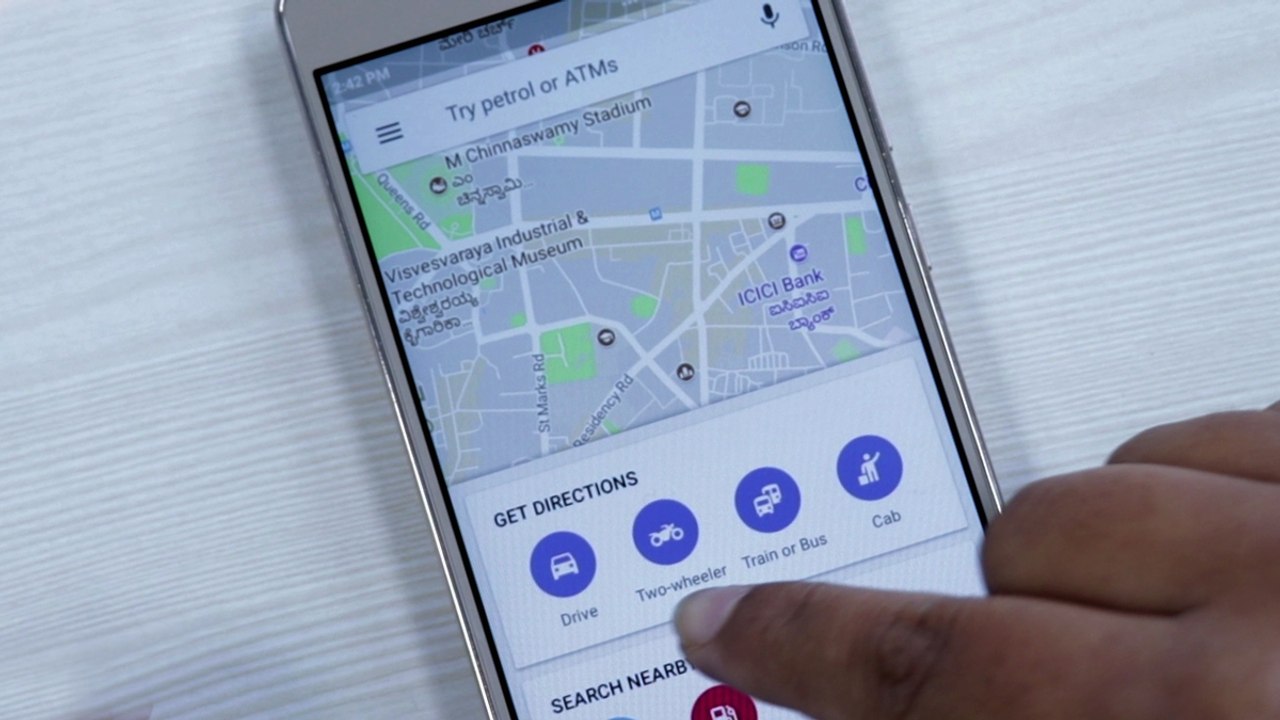 Google Maps : How to use the new Two-wheeler feature (Hindi)