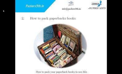 Find out the right way to pack your books while shifting?