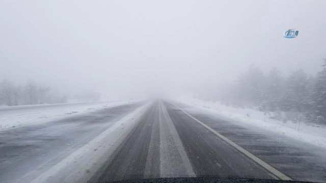 Karabük - Bartın Karayolunda Kar Yağışı Etkili Oluyor