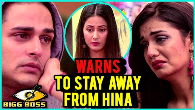 Divya Agarwal WARNS Priyank Sharma To STAY AWAY From Hina Khan | DIVYANK | Bigg Boss 11